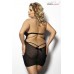 Amysa - Chemise in tulle con inserti in pizzo. Amysa - Chemise in tulle con inserti in pizzo.