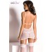 VITTORIA - Chemise in pizzo floreale con coppe in tulle. VITTORIA - Chemise in pizzo floreale con coppe in tulle.