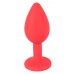 Plug in silicone con zircone. Plug in silicone con zircone.