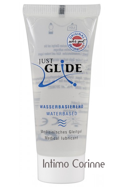 Lubrificante Just Glide a base d'acqua. 20ml. Lubrificante Just Glide a base d'acqua. 20ml.