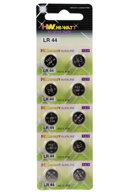 10 batterie a bottone LR44