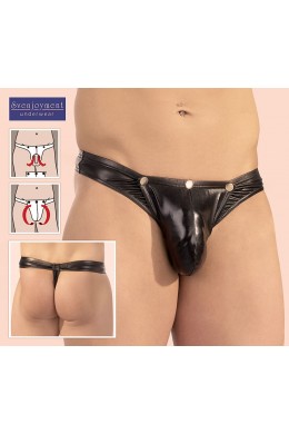 Svenjoyment: perizoma nero con apertura.