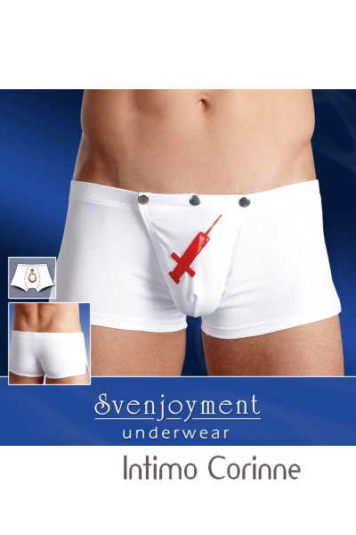 Boxer uomo con disegno siringa. Boxer uomo con disegno siringa.