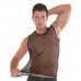 Intimo uomo. Shirt nera in rete. Intimo uomo. Shirt nera in rete.