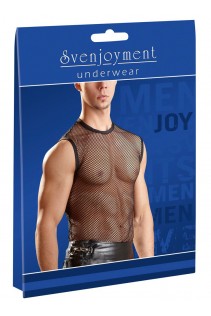 Intimo uomo. Shirt nera in rete. Intimo uomo. Shirt nera in rete.