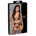 Set intimo 4 pezzi in pizzo viola con polsini. Set intimo 4 pezzi in pizzo viola con polsini.