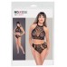 Top e slip in rete ricamata. Top e slip in rete ricamata.