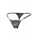 Tanga aperto con ricami e pietre rosse. Tanga aperto con ricami e pietre rosse.
