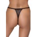 Tanga aperto con perle, anelli di strass e catene. Tanga aperto con perle, anelli di strass e catene.
