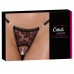 Tanga aperto ricamato con perle e strass. Tanga aperto ricamato con perle e strass.