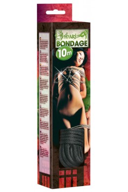Corda bondage nera 10 mt. Corda bondage nera 10 mt.