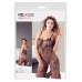 Catsuit a rete con pizzo lavorato. Catsuit a rete con pizzo lavorato.