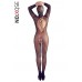Catsuit a rete con maschera integrata. Catsuit a rete con maschera integrata.