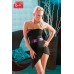 RED CORNER: miniabito con fascia viola. RED CORNER: miniabito con fascia viola.
