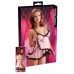 Babydoll rosa con merletti neri. Babydoll rosa con merletti neri.
