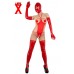 Coprigambe rosso in latex. Coprigambe rosso in latex.