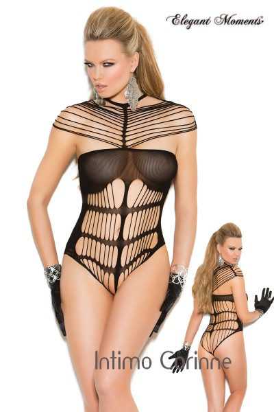 Body nero stringato. Body nero stringato.