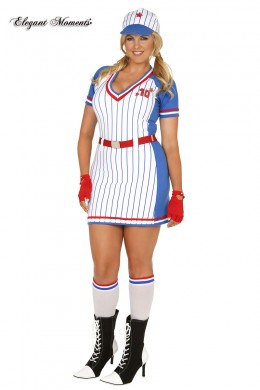 Costume baseball All American Player 5 pezzi. XL Costume baseball All American Player 5 pezzi. XL