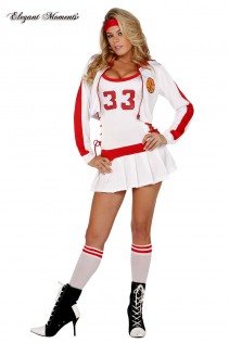 Costume giocatrice di basket 5 pezzi. Costume giocatrice di basket 5 pezzi.