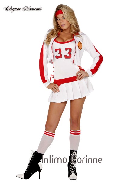 Costume giocatrice di basket 5 pezzi. Costume giocatrice di basket 5 pezzi.