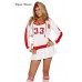 Costume giocatrice di basket 5 pezzi. Costume giocatrice di basket 5 pezzi.
