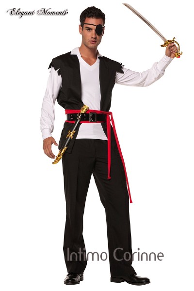 Costume pirata 5 pezzi. Costume pirata 5 pezzi.