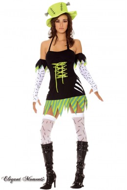 Travestimento Monster Mistress 5 pezzi. Travestimento Monster Mistress 5 pezzi.