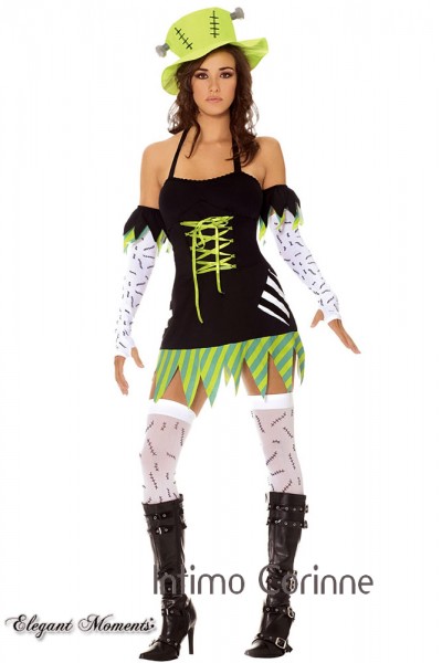 Travestimento Monster Mistress 5 pezzi. Travestimento Monster Mistress 5 pezzi.