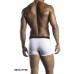 Boxer bianco con inserto frontale nero. Boxer bianco con inserto frontale nero.