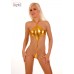 Krystal: body minimalista in lamé dorato Dorothy. Krystal: body minimalista in lamé dorato Dorothy.