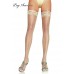 Calze con balza in pizzo XL. Calze con balza in pizzo XL.