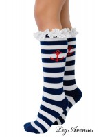 Leg Avenue Kids: calzini bimbo bianco/blu da marinaio. Leg Avenue Kids: calzini bimbo bianco/blu da marinaio.