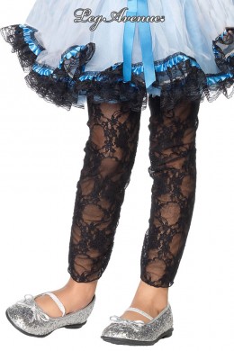 Leg Avenue Kids: collant per bambine in pizzo. Leg Avenue Kids: collant per bambine in pizzo.
