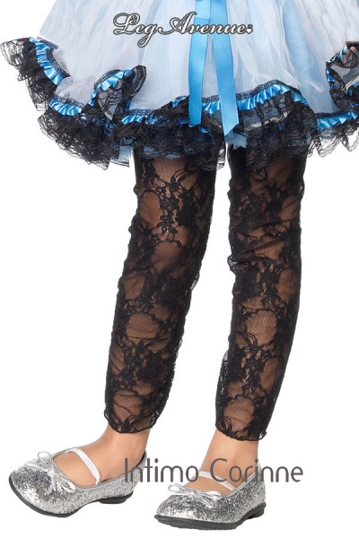 Leg Avenue Kids: collant per bambine in pizzo. Leg Avenue Kids: collant per bambine in pizzo.
