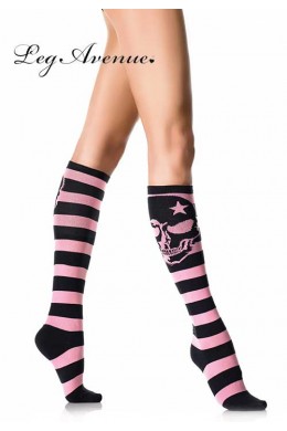 Leg Avenue: calze a strisce. Leg Avenue: calze a strisce.