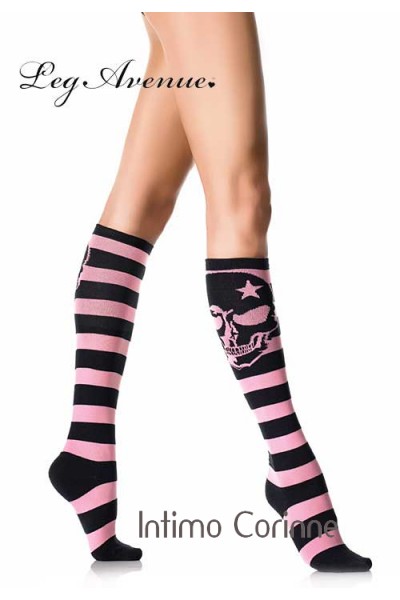 Leg Avenue: calze a strisce. Leg Avenue: calze a strisce.