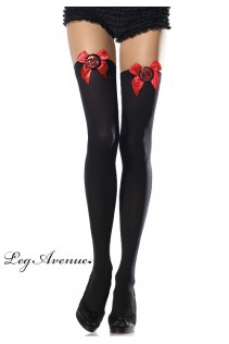LEG AVENUE: Calze con fiocchi e teschi. LEG AVENUE: Calze con fiocchi e teschi.