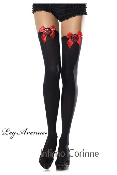 LEG AVENUE: Calze con fiocchi e teschi. LEG AVENUE: Calze con fiocchi e teschi.