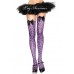 Leg Avenue: calze maculate con fiocco.