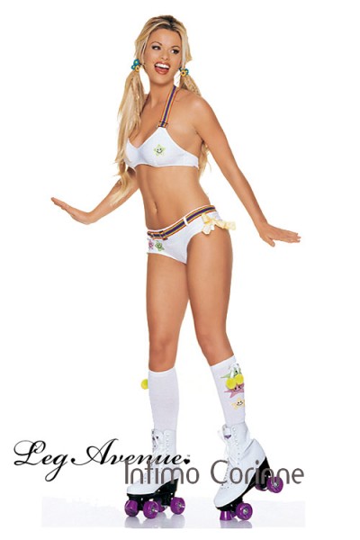 COSTUMI LEG AVENUE: Costume pattinatrice. COSTUMI LEG AVENUE: Costume pattinatrice.