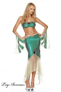 LEG AVENUE: Costume SIRENA tre pezzi. LEG AVENUE: Costume SIRENA tre pezzi.