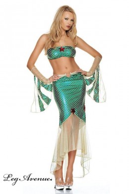 LEG AVENUE: Costume SIRENA tre pezzi. LEG AVENUE: Costume SIRENA tre pezzi.