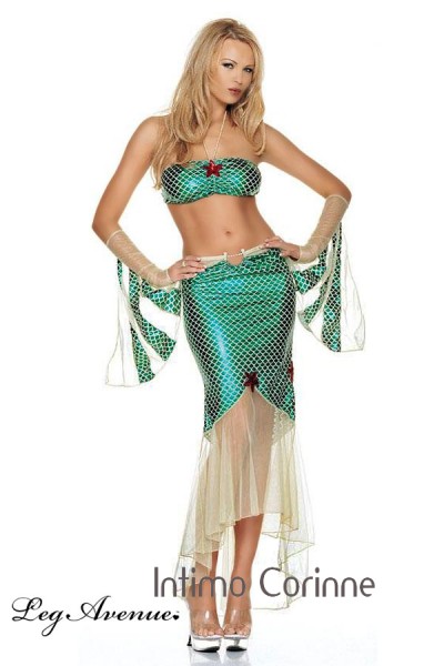 LEG AVENUE: Costume SIRENA tre pezzi. LEG AVENUE: Costume SIRENA tre pezzi.