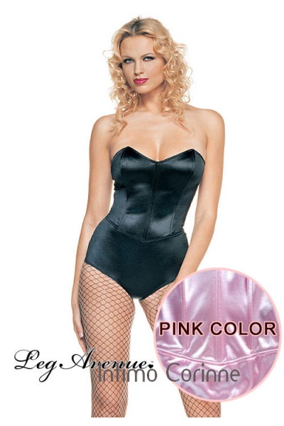 Body senza spalline con stecchette.