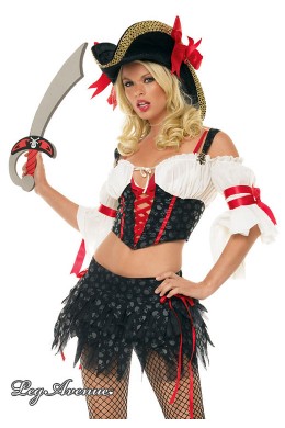 Leg Avenue: costume pirata 2 pz. Leg Avenue: costume pirata 2 pz.