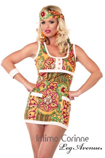Costume hippie 2 pz. Costume hippie 2 pz.