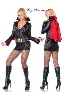 Leg Avenue: costume da rock star 2pz. Leg Avenue: costume da rock star 2pz.