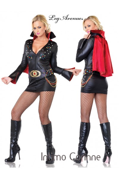 Leg Avenue: costume da rock star 2pz. Leg Avenue: costume da rock star 2pz.