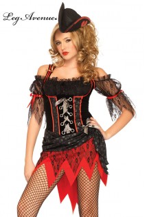 Costume filibustiere Ms. Davy Jones. Costume filibustiere Ms. Davy Jones.