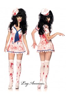Leg Avenue: costume 2 pezzi marinaia zombie. Leg Avenue: costume 2 pezzi marinaia zombie.